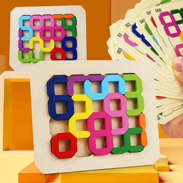 WOODEN DIGITAL PUZZLES GAME